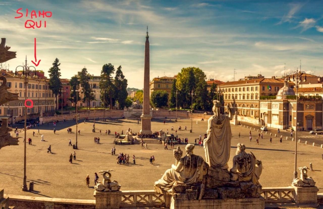 Apartament Bellavista Piazza Del Popolo Rzym Zewnętrze zdjęcie